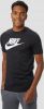 Nike sportswear icon futura shirt zwart heren online kopen