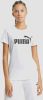 Puma essentials logo shirt wit dames online kopen