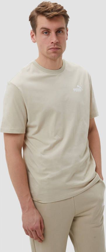 Puma essentials+ relaxed shirt beige/khaki heren