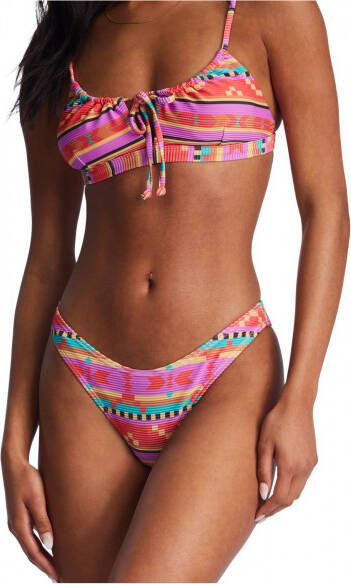 Billabong Women's Baja Rising Coco Bralette Bikinibroekje, meerkleurig