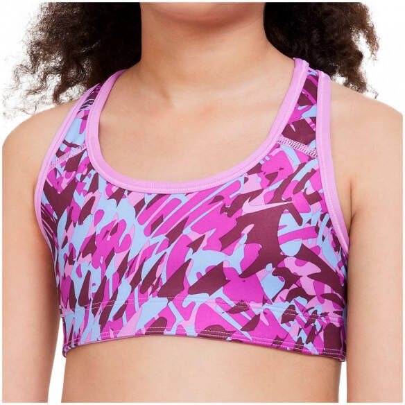 Nike Girl's Swoosh Reversible Sports Bra, meerkleurig
