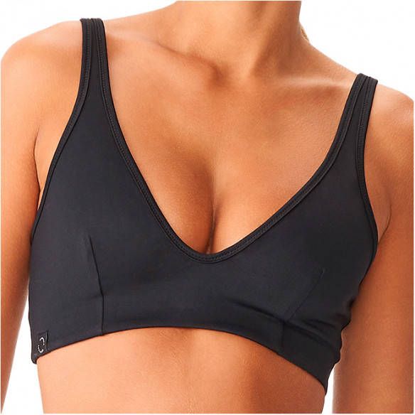 Röhnisch Women's Naya Bralette Sportbeha, zwart/beige/oranje/bruin