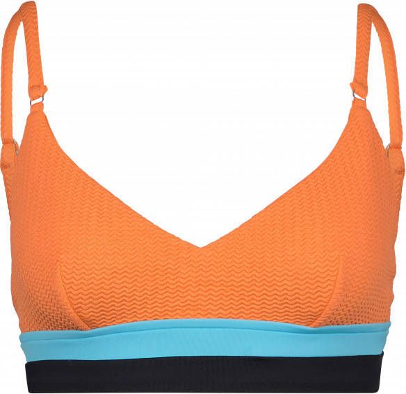 Seafolly Women's Slice of Splice Spliced Bralette Bikinitop oranje