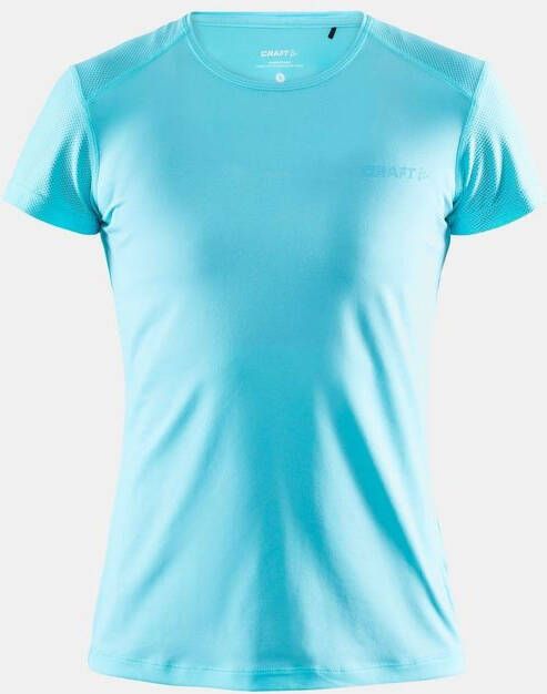 Craft ADV Essence SS Slim Tee Dames Middenblauw