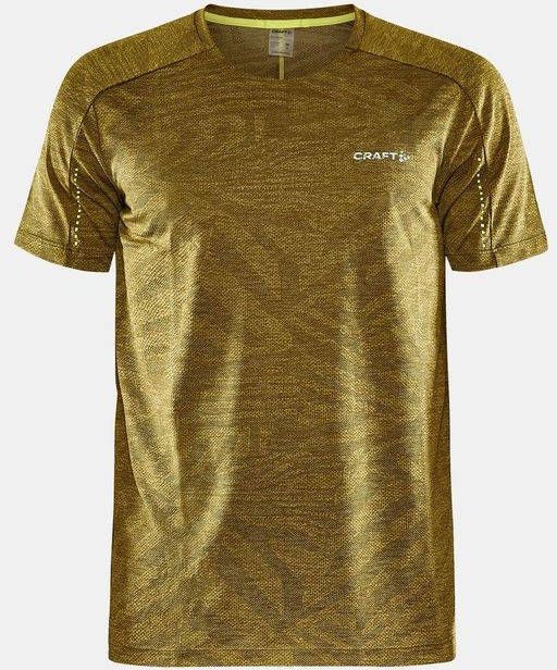 Craft Adv Hit Ss Structure Tee M T Shirt Ss Geel