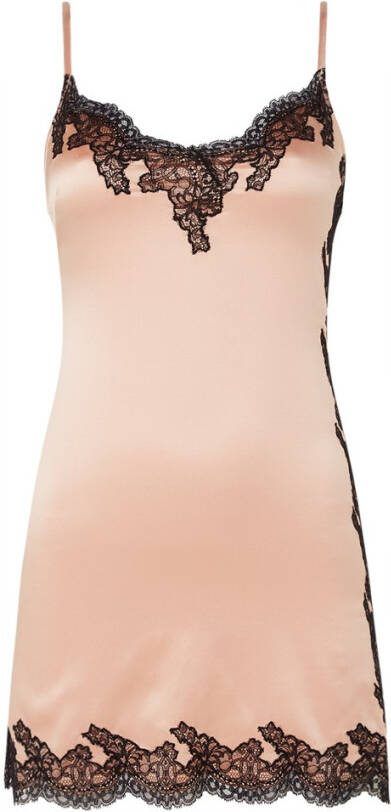 Agent Provocateur Amelea slipdress van zijde met kant