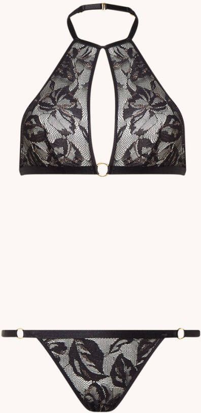 Aubade Boî, te à, Dé, sir Twist And Love bralette en slip van kant in set