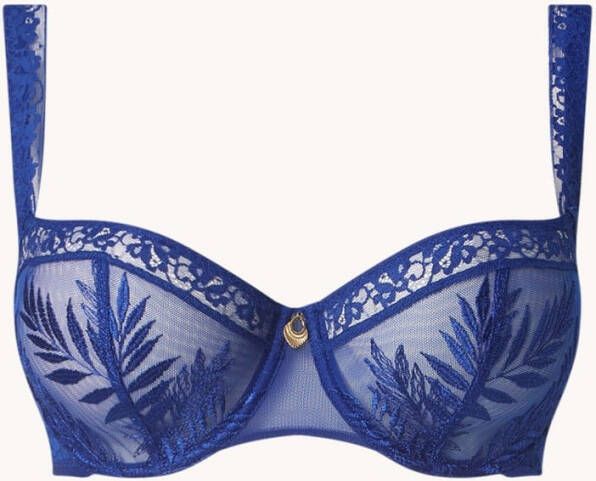 Aubade Parenthè, se Tropicale beugel bh van mesh met borduring