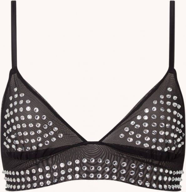 Bluebella Bralette van mesh met strass