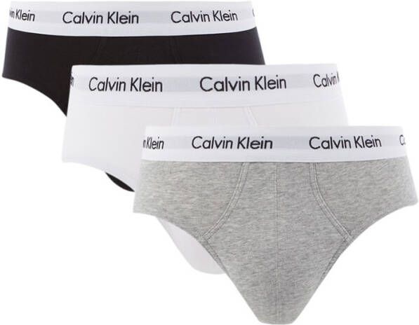 Calvin Klein 0000U2661G Brief 3 Pack Underwear Men 1 Black, 1 White, 1 Gray
