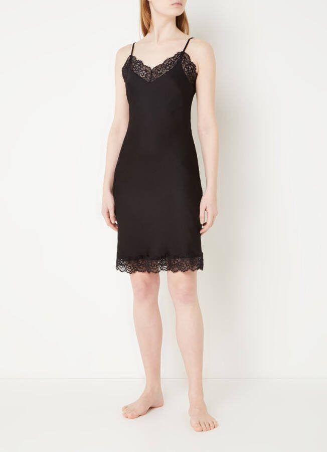 CCDK Copenhagen Siana slipdress van satijn met kant