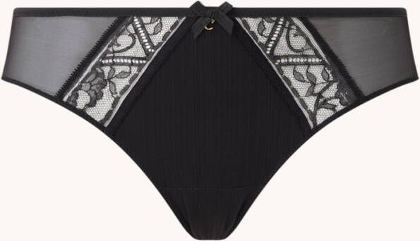 Chantelle Alto slip met structuur en kant