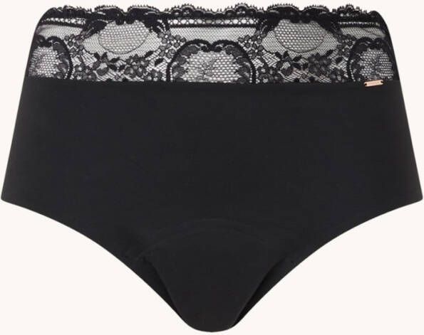 Chantelle High waisted naadloos menstruatie ondergoed met kant