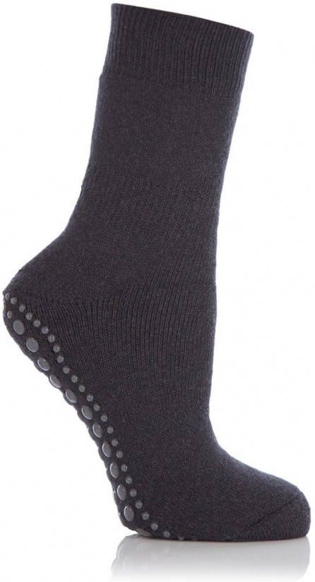 Falke Homepads huissokken in wolblend met anti slip