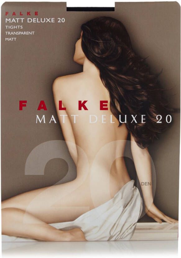 FALKE panty Matt Deluxe 20 denier donkerblauw