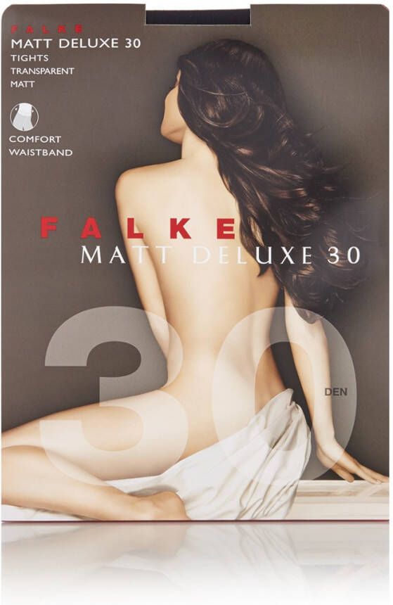 Falke Matt Deluxe panty in 30 denier black