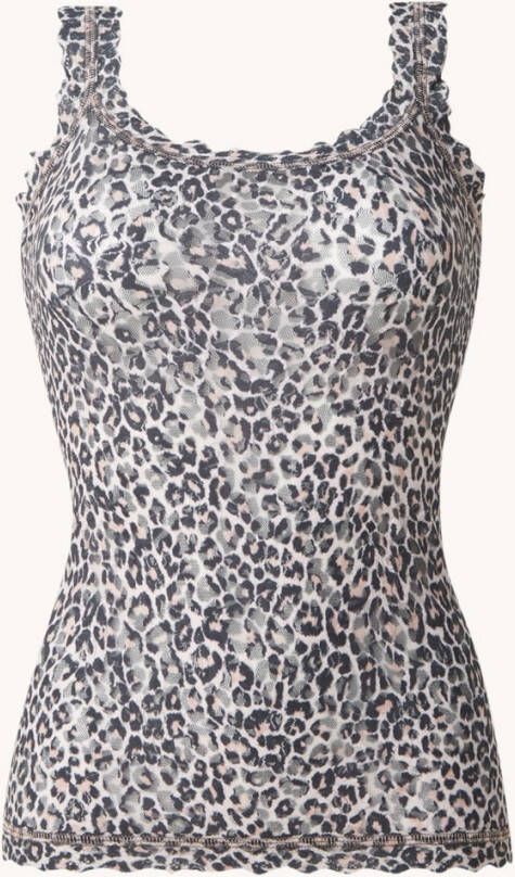 Hanky Panky Semi transparante tanktop van kant