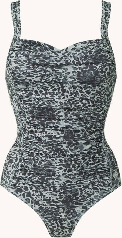 Hunkem&#xF6, ller Argentina voorgevormd badpak met panterprint