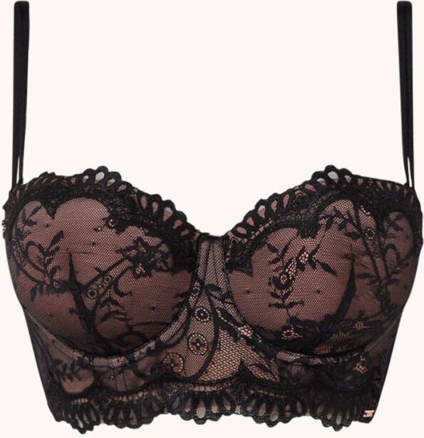 Hunkemö, ller Helena strapless longline beugel bh van kant