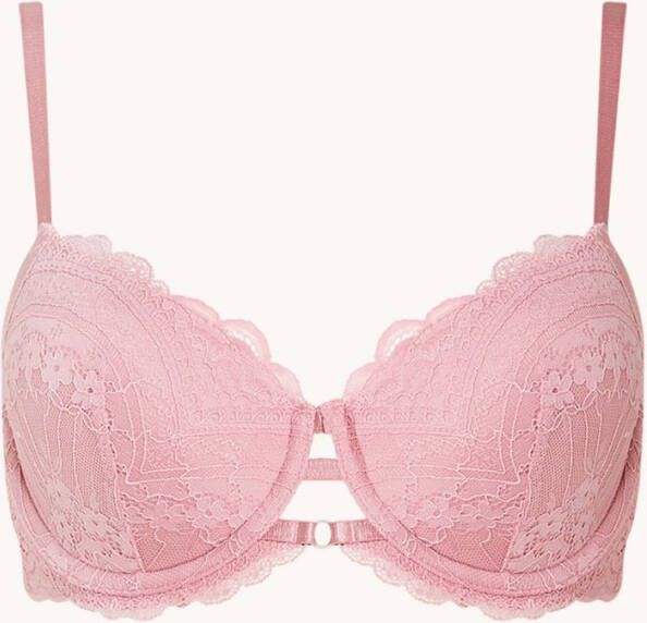 Hunkem&#xF6, ller Wies voorgevormde bh van kant met beugel