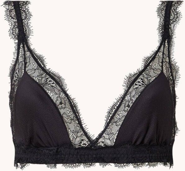 love stories Love Lace bralette met kant en structuur