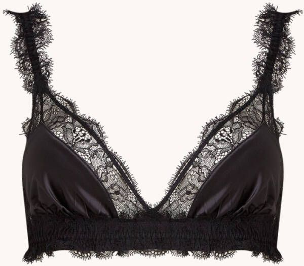 love stories Love Lace bralette van satijn met kant
