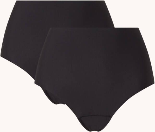 MAGIC Bodyfashion naadloze maxislip (set van 2) zwart