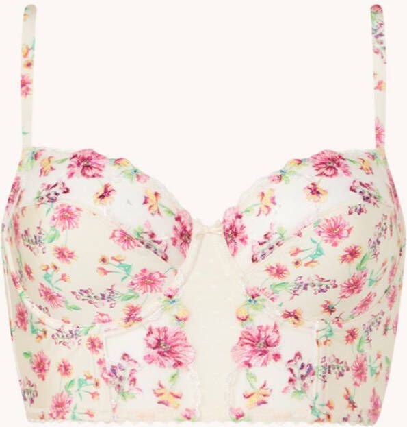 MARIE JO Chen longline balconette bh met beugel en borduring