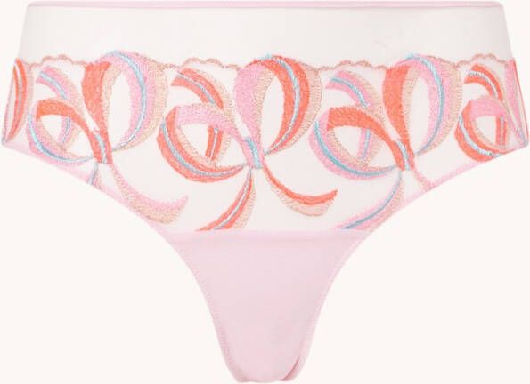 MARIE JO Vita shorty van mesh met borduring en lurex