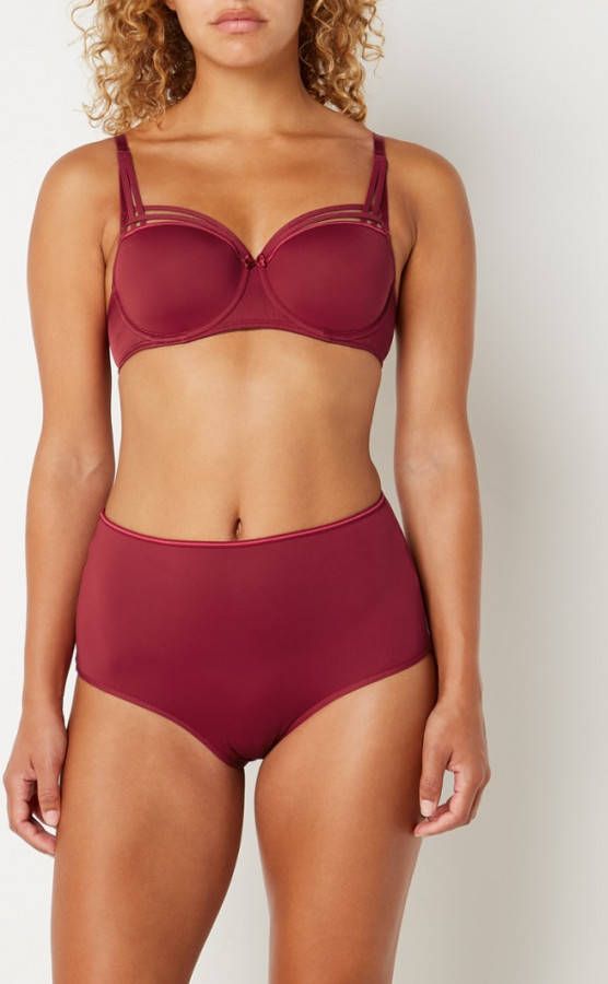Marlies Dekkers dame de paris high waist slip | bordeaux and fuchsia