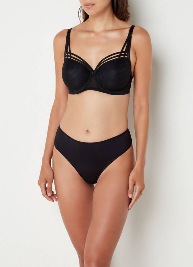 Marlies Dekkers dame de paris balconette bh | wired padded black pyramid mesh