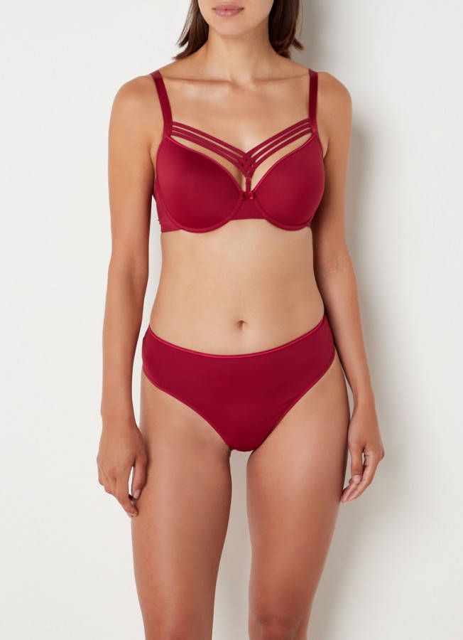Marlies Dekkers dame de paris plunge bh | wired padded bordeaux and fuchsia