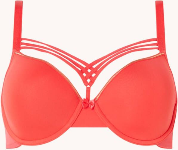 Marlies Dekkers dame de paris plunge bh | wired padded pomegranate and gold