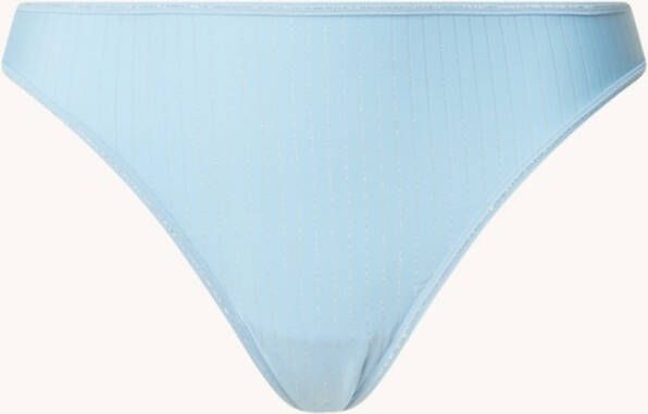 Marlies Dekkers gloria 4 cm string | airy blue and gold