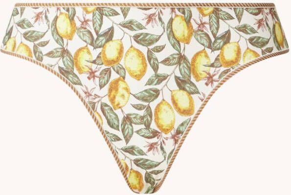 Marlies Dekkers mambo butterfly slip | amalfi lemon print