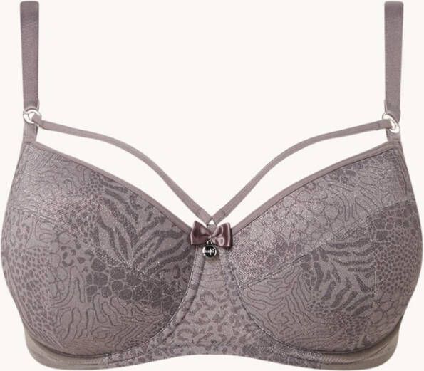 Marlies Dekkers space odyssey balconette bh | wired padded sparkly grey
