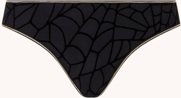 Marlies Dekkers the adventuress 5 cm slip | black gold lurex