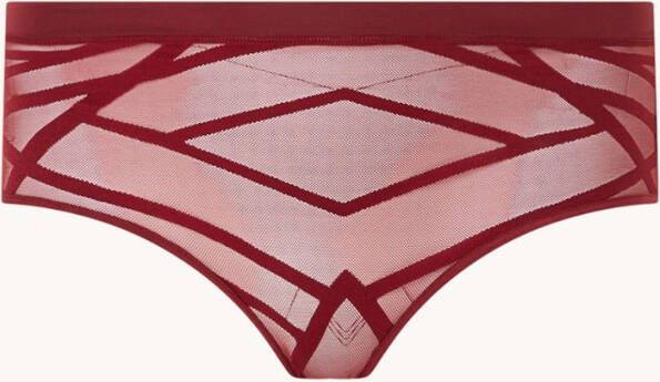 Marlies Dekkers the illusionist high waist slip | cabernet red