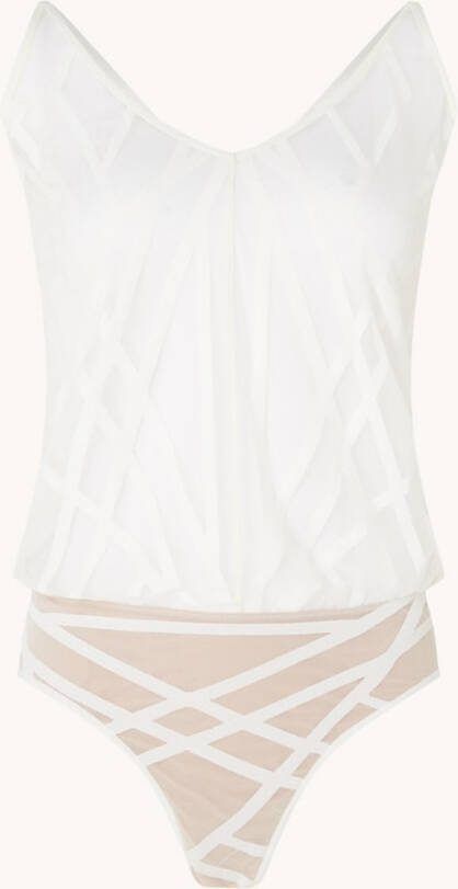 Marlies Dekkers the illusionist niet voorgevormde beugelloze body | unwired unpadded transparent pristine