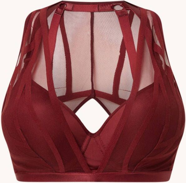 Marlies Dekkers the illusionist plunge bh | wired padded cabernet red