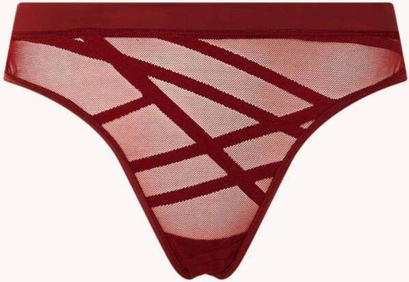 Marlies Dekkers the illusionist butterfly string | cabernet red