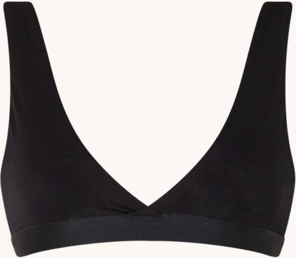 Organic Basics Bralette van lyocell met logoband