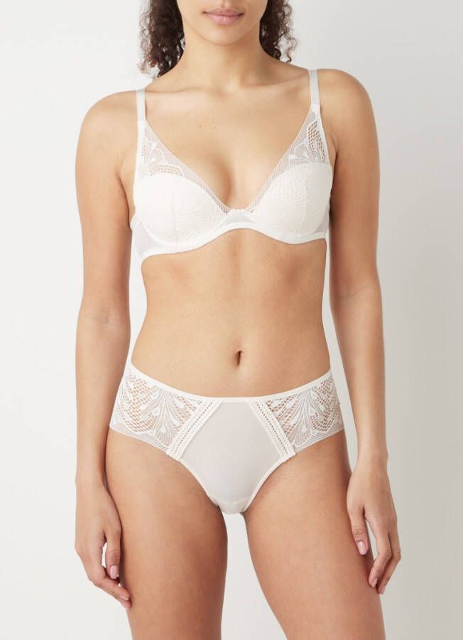 Passionata Thelma Plunge voorgevormde bh met overlay van kant