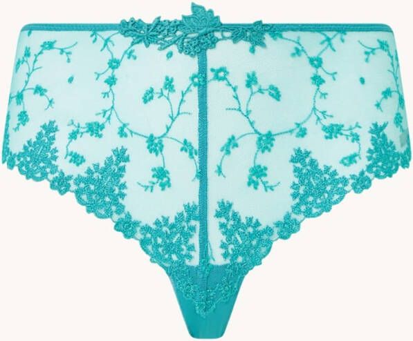 Passionata White Nights shorty van mesh met borduring