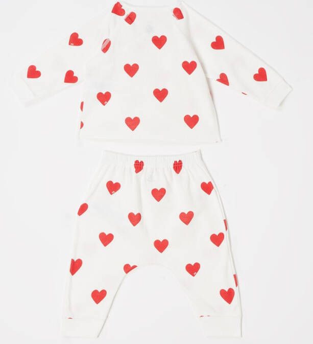Petit Bateau Babyset met longsleeve en joggingbroek 2 delig