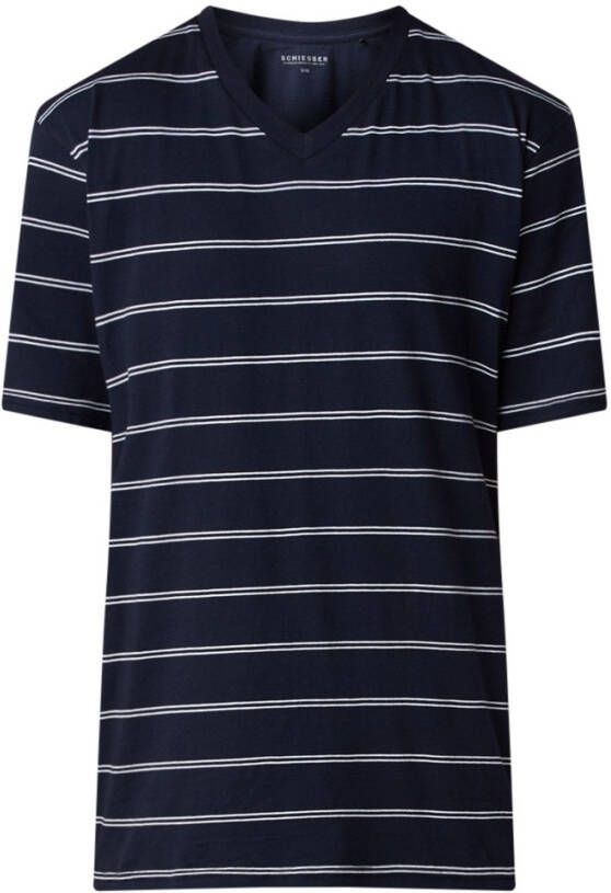 Schiesser Shortama mooi streepdessin(2 delig, 1 stuk )