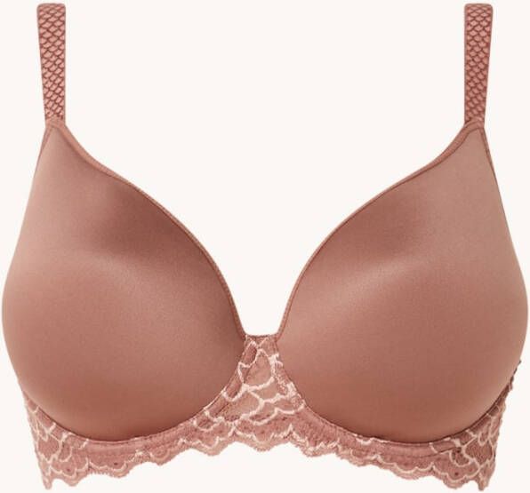 Simone Pé, rè, le Caresse voorgevormde plunge bh met kant