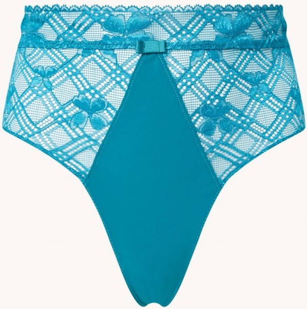 Simone Pé, rè, le Victoire high waisted slip met kant