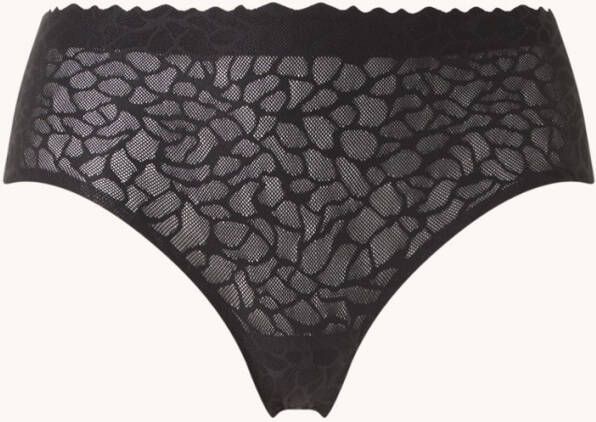 Sloggi ZERO Feel Lace 2.0 hipster met schulprand zwart
