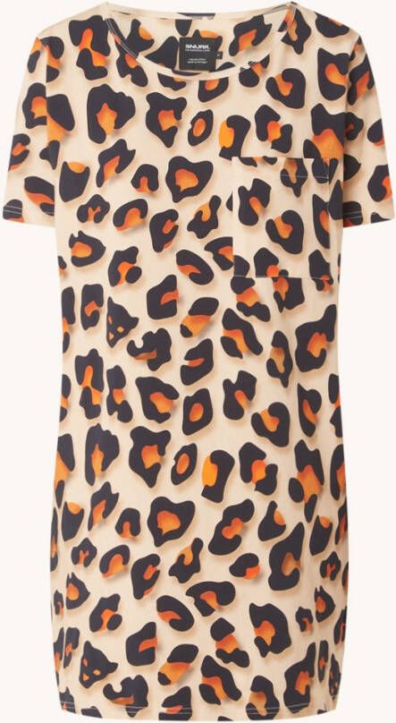 Snurk Paper Panther nachthemd van biologisch katoen met print